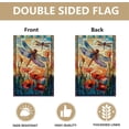 thumbnail image 6 of Garden Flags, Dragonfly Garden Flag, Stained Glass Style Dragonfly Floral Flag Double-Sided Flags for Farmhouse Yard Outdoor Decoration-12 x 18inch (Dragonfly2), 6 of 7