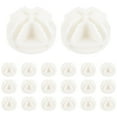 thumbnail image 1 of ColoMX 20 PC CON CUBE CUBO CONECTORES DE PLÁSCO para estanterías de almacenamiento de cubos y gabinete Modular Organizador de arco de armario Clip (blanco), 1 of 8