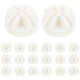 thumbnail image 1 of 20 PC CON CUBE CUBO CONECTORES DE PLÁSCO para estanterías de almacenamiento de cubos y gabinete Modular Organizador de arco de armario Clip (blanco), 1 of 5