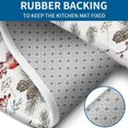 thumbnail image 4 of White Christmas Bird and Pine Pattern Bathroom Rugs Sets 3 Piece,Toilet Cover Set,Absorbent Non Slip Bathroom Mats Sets with U-Shaped Contour Rug Toilet Rug Set, 4 of 5