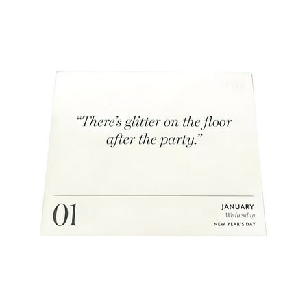 CCOCC Desktop Calendar 2025 Page A Day Lyric Calendar