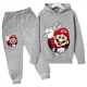 thumbnail image 1 of Traje de algodón con capucha de Super Mario bros para niño Y niña, ropa deportiva con capucha, conjuntos de Pokémon, 2, 5, 6, 7, 8, 9, 10, 11, 12 años, 1 of 1