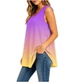 thumbnail image 5 of Molidfa Women's V-Neck Sleeveless Gradient Color Relaxed Fit Casual Cami Modern Summer Top, 5 of 5