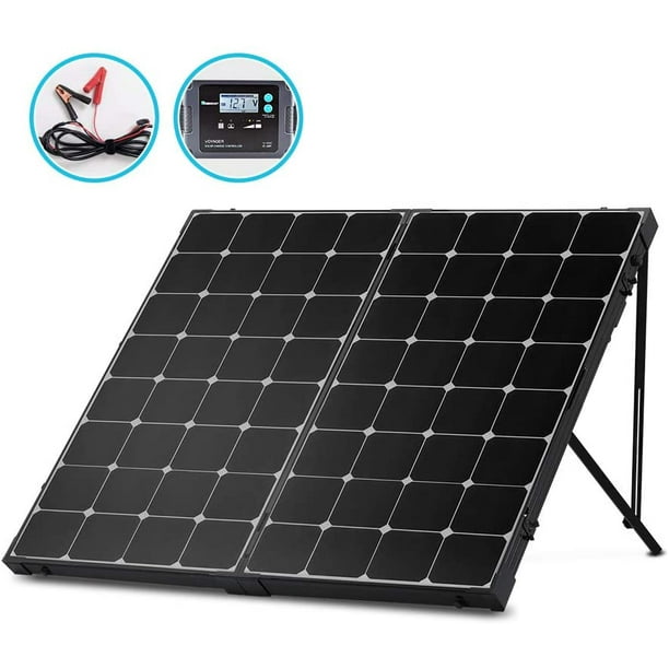 Renogy 200 Watt Off Grid Portable Foldable Solar Panel Suitcase Builtin Kickstand with