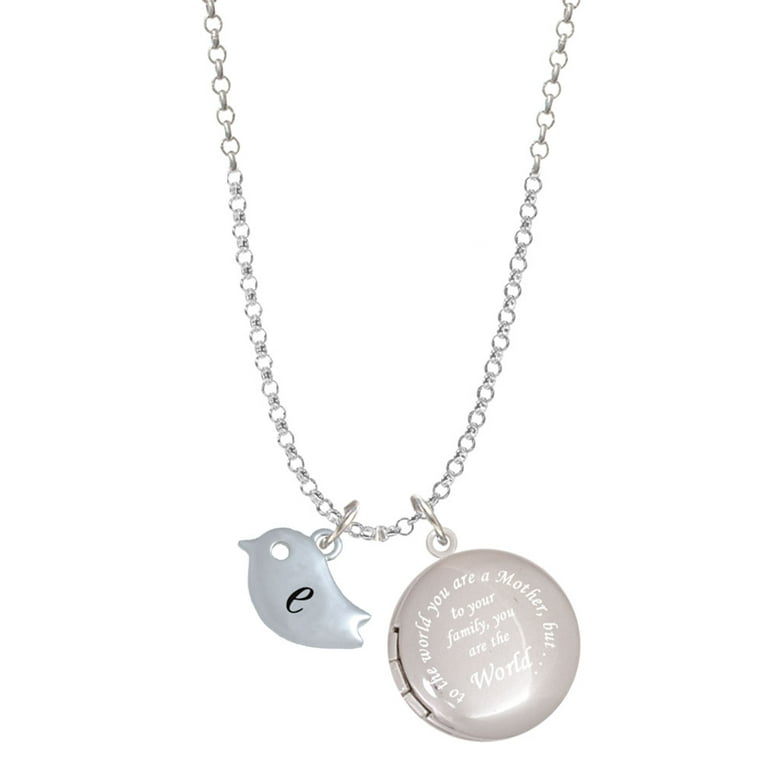 Walmart store locket necklace