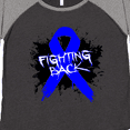 thumbnail image 4 of Inktastic Colon Cancer Fighting Back Women's Plus Size T-Shirt, 4 of 5