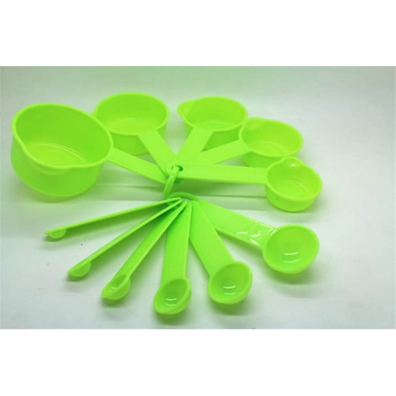 VerPetridure Kn551 Plastic Measuring Spoon Set of 11 Measuring Spoons Marked with Scale Baking Diy