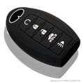 thumbnail image 3 of Dobrev 5 Buttons Silicone Case Protector Key Fob Cover Smart Car Remote Holder for Infiniti JX35 2014 2015 2016 QX60 QX80 2017 Q50, 3 of 5