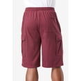 thumbnail image 3 of KingSize Men's Big & Tall Lightweight Jersey Cargo Shorts, 3 of 4
