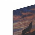 thumbnail image 2 of Luxe Metal Art 'Sky Wolf' by Bill Makinson, Metal Wall Art, 24"x16", 2 of 8