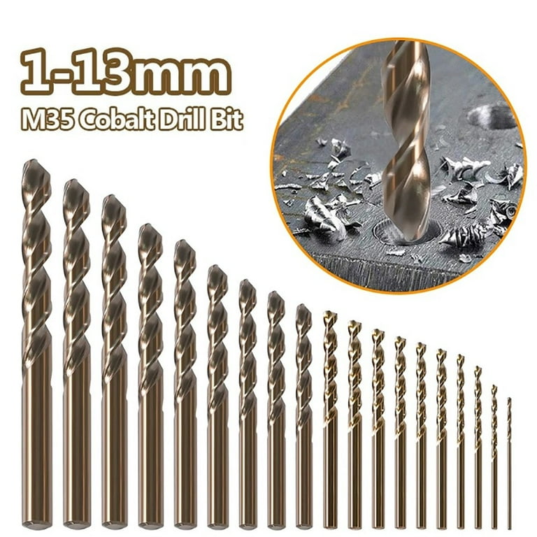 1mm 13mm Cobalt HSS Drill Bit M35 For Stainless Steel Drilling