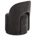 thumbnail image 6 of Harjo Velvet Upholstered Swivel Accent Chair Charcoal Grey, 6 of 10