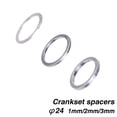 thumbnail image 3 of Adaptador espaciador de arandela de eje de pedalier 24 mm x 1/2/3 mm MTB ZTTO  Espaciador de pedalier, 3 of 3