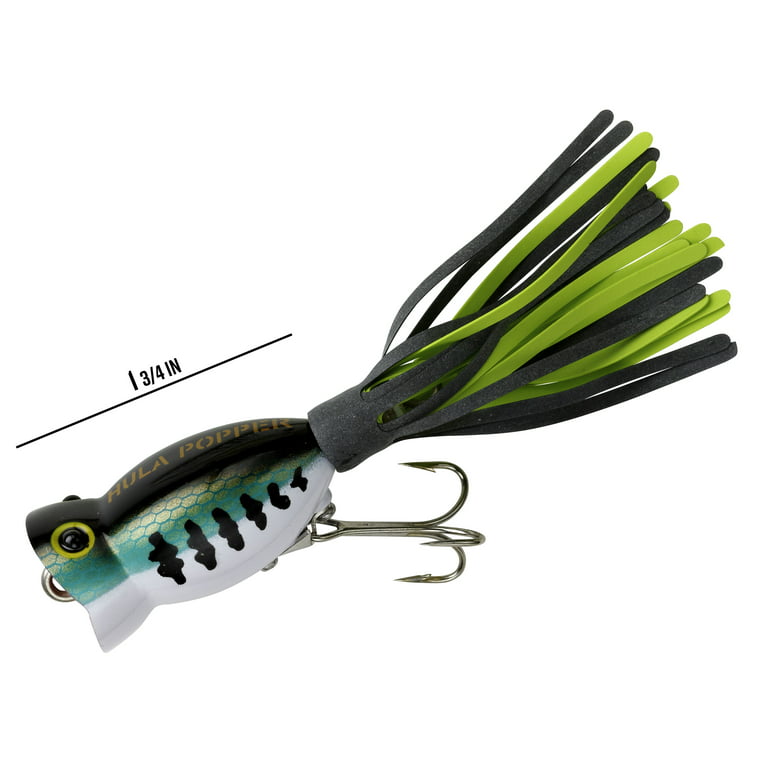Arbogast Hula Popper Topwater Baits 1 3/4 Bass 1/4 oz.