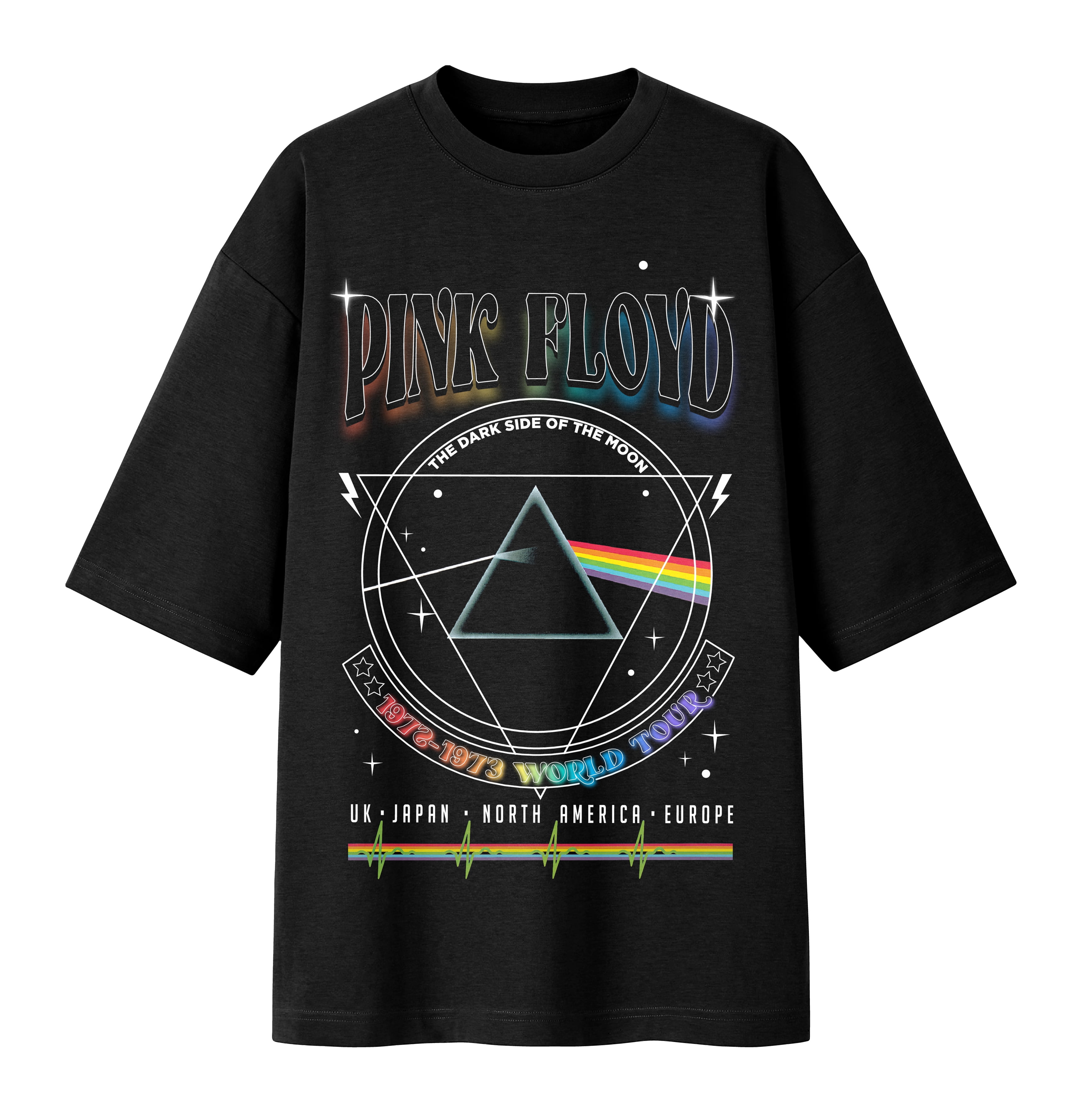 Tee shirt dark side of the moon hot sale