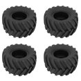 thumbnail image 1 of Neumáticos De Coche RC, 4 Piezas Neumáticos De Goma RC Con Cubo De Plástico Control Remoto De Tracción Rueda De Coche Amortiguador Piezas De Coche RC Para Losi Para, 1 of 7