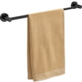 thumbnail image 1 of Vensio -2Pcs Adjustable Stainless Steel Towel Bars for Bathroom, 13.8 to 24.8 Inch Retractable Towel Holder for Wall, Matte Black Rustproof Bathroom Rack over Toilet, 1 of 7