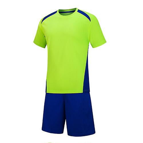 Men Kids Football Jerseys Uniform Kits Survetement Sports Clothing Shirt Shorts Sets For Boys Training Soccer Suit Custom Number