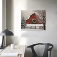 thumbnail image 3 of Nawypu  Vintage Abstract Prints for Home Decor Red Snowy Barn Christmas on the Farm Wall Hanging Picture &amp; Prints for Bedroom Dining Living Room Office Home Kitchen Decor, 3 of 4