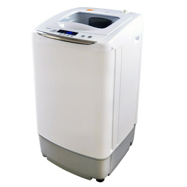 Panda 0.9cu.ft Compact Portable Washer, Top load Fully Automatic Washing Machine, White