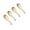 Apricot white, variant on ABPETE 4 Pieces Asian Ceramic Soup Spoons Set Long Handle Chinese Spoons Retro Blue Japanese Ramen Bowl Soup Spoon Suitable for Gravy, Cake, Oatmeal, Dumplings