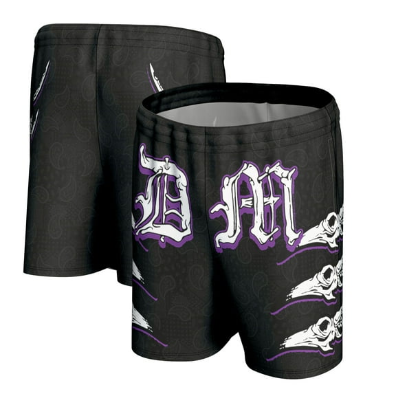 Men's ProSphere Black Dominik Mysterio Entrance Shorts