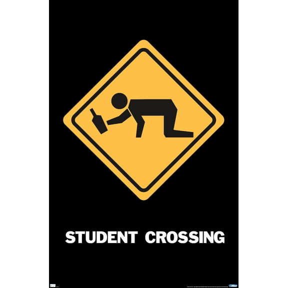 Student Crossing Wall Poster, 22.375" x 34"