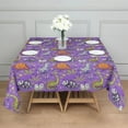 thumbnail image 3 of Halloween Dinosaur Themed Pattern Square Tablecloth,Waterproof Square Table Cover,Wipeable Spillproof Washable Table Cover for Home Kitchen Party Decor 60"x60"(152x152cm), 3 of 5