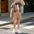 thumbnail image 5 of LvhaoGJOB Little Kids Boys 2-Piece Outfit Set - Multi-Pocket, 5 of 7