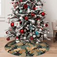 thumbnail image 4 of Cauagu 36" Christmas Tree Skirt Camouflage Rabbit Pattern Christmas Tree Decorations Tree Mat for Xmas Decorations Occasion Holiday Home Decor -36", 4 of 7