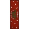 thumbnail image 2 of Addison Rugs Mayfield Washable Holiday Wreath Ruby Runner Rug, 2'3" x 7'6", 2 of 5