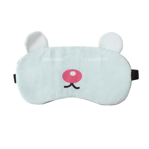 Unique Bargains 1 Pc Durable Funny Eye Mask for Home Gray Polyester Cotton
