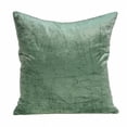 thumbnail image 5 of 18" x 7" x 18" Transitional Green Solid Pillow Cover With Poly Insert, 5 of 5