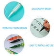 thumbnail image 3 of PAMINGONO 5Pcs Plastic Fountain Brush Pens with Refillable Ink Assorted Color for Office and School, 3 of 7