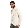 thumbnail image 6 of Victorious Men's Long Sleeve Button Up Denim Shirt DK158 - Sand - 2X-Large, 6 of 6