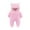 Pink, variant on BULLPIANO 0-12 Month Infant Baby Boys Girls Footed Fleece Jumpsuit Newborn Winter Hooded Rompers Snowsuit Thick Warm Coat Pajamas Cute Ear Bodysuits Outwear