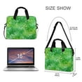 thumbnail image 3 of 16" Laptop Briefcase for Work Travel Laptop Shoulder Bag Carrying Handbag Laptop Case Green Ink Splatter Pattern, 3 of 8