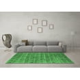 thumbnail image 3 of Ahgly Company Indoor Rectangle Oriental Emerald Green Industrial Area Rugs, 2' x 3', 3 of 4