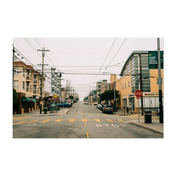 Richmond District, San Francisco - San Francisco California Photography Unframed Wall Art Print 5 x 7 inches