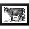 thumbnail image 2 of The Happy Cow 14x11 Black Modern Framed Museum Art Print Titled - Art Licensing Studio, 2 of 5