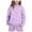 Purple, variant on CAIXIA Girls Sweatsuit Outfits Boys 2 Piece Sweatshirt Cargo Sweatpants Set Athletic Girls Outfits Size 12 Bow Print Back To School Comfort Girls Clothes Size 6