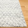 thumbnail image 4 of SAFAVIEH Abstract Dania Diamond Area Rug, Gray/Ivory, 6' x 6' Square, 4 of 11