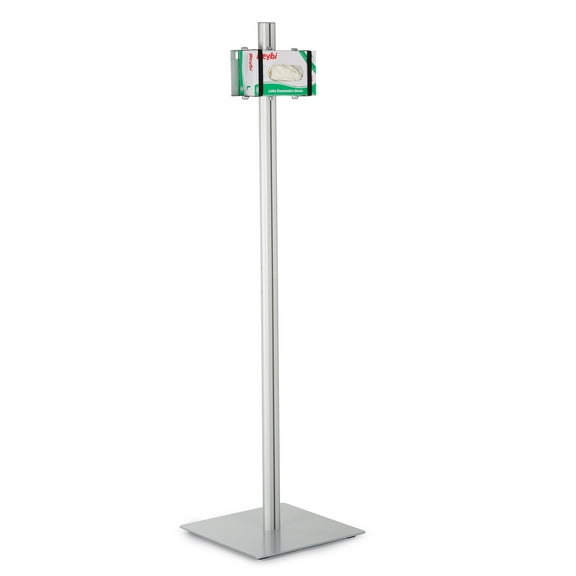 M&T Displays Floor Stand Universal Holder for Healthcare Product Box, Medical Face Mask, Disposable Glove, Wipe, Facial Tissue