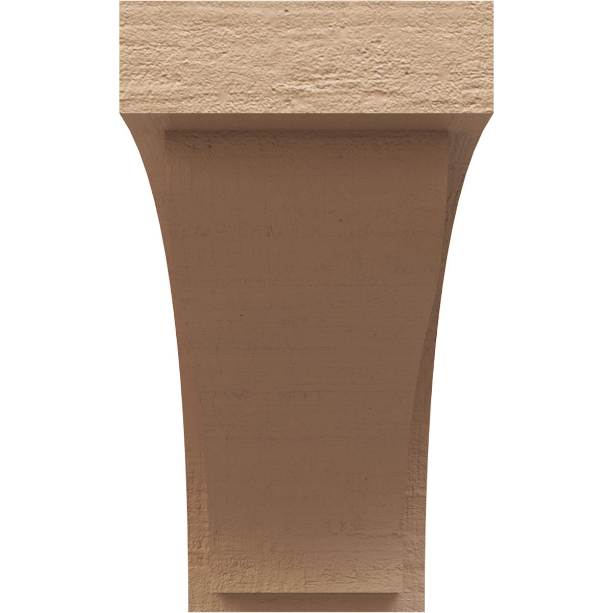 10"W x 30"D x 20"H Classic Helena Rough Cedar Woodgrain TimberThane Corbel, Primed Tan
