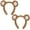 Khaki, variant on 2 count Halloween Ears Headband Panda Hair Hoops Bands Headpiece Hairband Women Christmas Holiday Festival Parade Masquerade Wedding Dress Up Birthday Party Accessories Rose