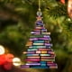 thumbnail image 1 of Christmas Tree Pendant Christmas Book Tree Suncatcher Ornament Car Pendant Christmas Acrylic Decoration Holiday, 1 of 5
