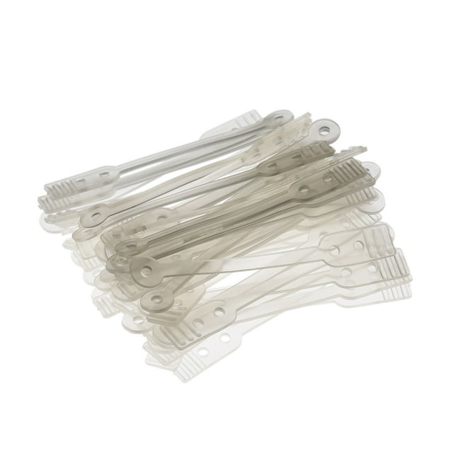50pcs Perm Rod Bands Replacement Elastic Rubber Bands For Long