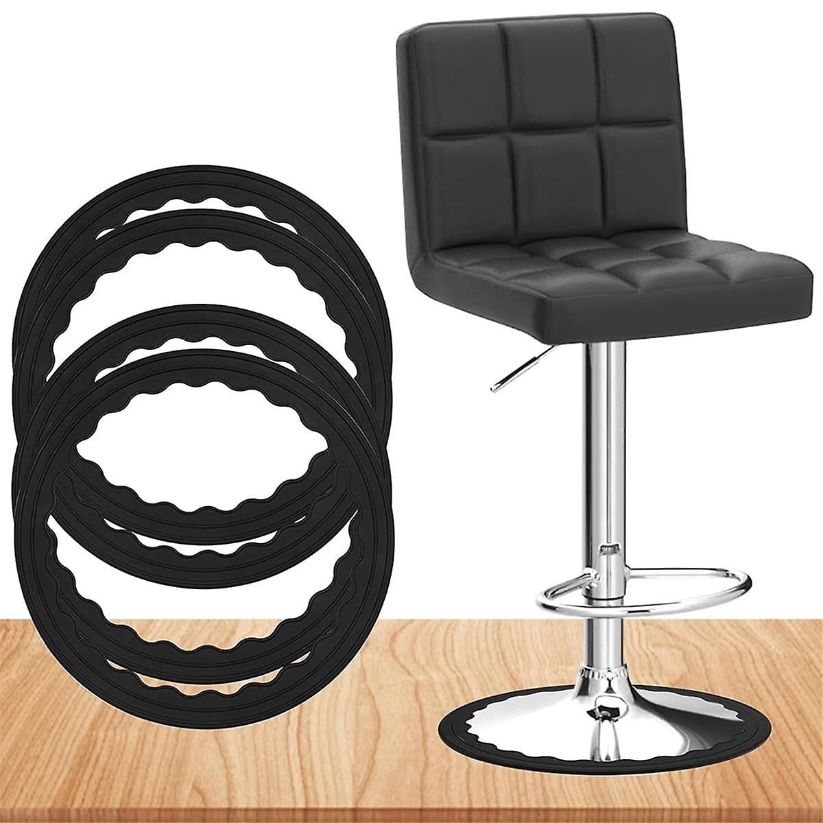 4 Pack Bar Stools Leg Protectors Ring Non Slip Silicone Chair Leg Floor Protector For 16inch 18in Walmart