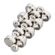 thumbnail image 5 of 10Pcs Refrigerator Magnets Strong Metal for Fridge Whiteboard Office Classroom Map Kitchen Accessories with Storage Box Silver, 5 of 5