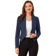 thumbnail image 1 of INSPIRE CHIC Día de San Patricio Chaqueta Corta Casual De Negocios De Oficina De Trabajo Sin Cuello Para Mujer Armada XL, 1 of 6